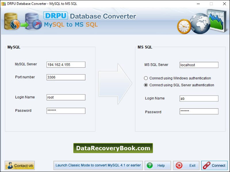 MSSQL to MYSQL Conversion Tool