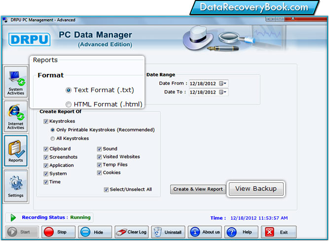 Advance keylogger