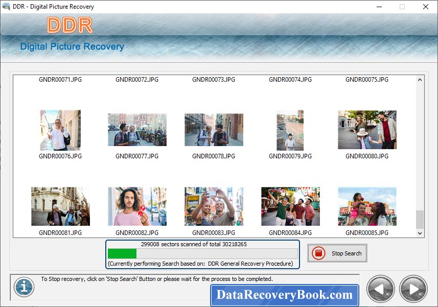 Digital Pictures Recovery application