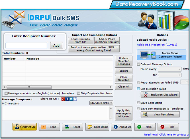 Bulk SMS Software – GSM Mobile Phone