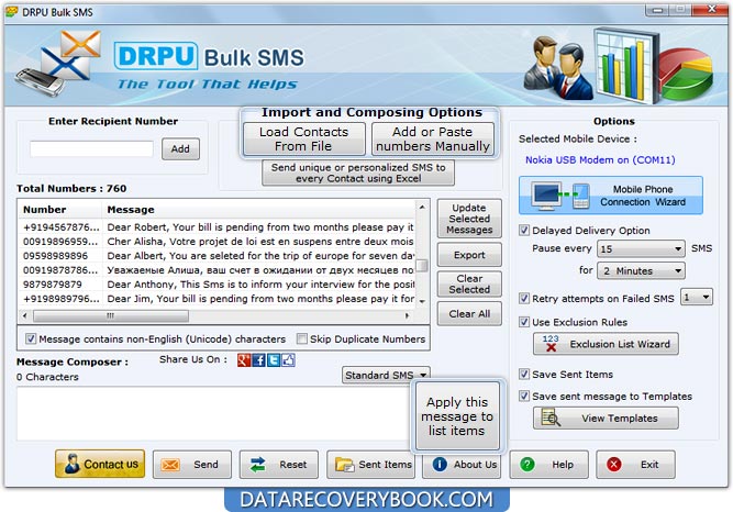 Load Contacts from File Load Contacts from File