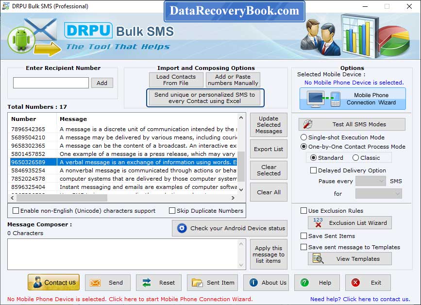 Load Contacts from File Load Contacts from File