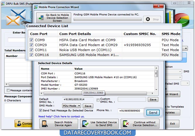 Bulk SMS Software – Professional