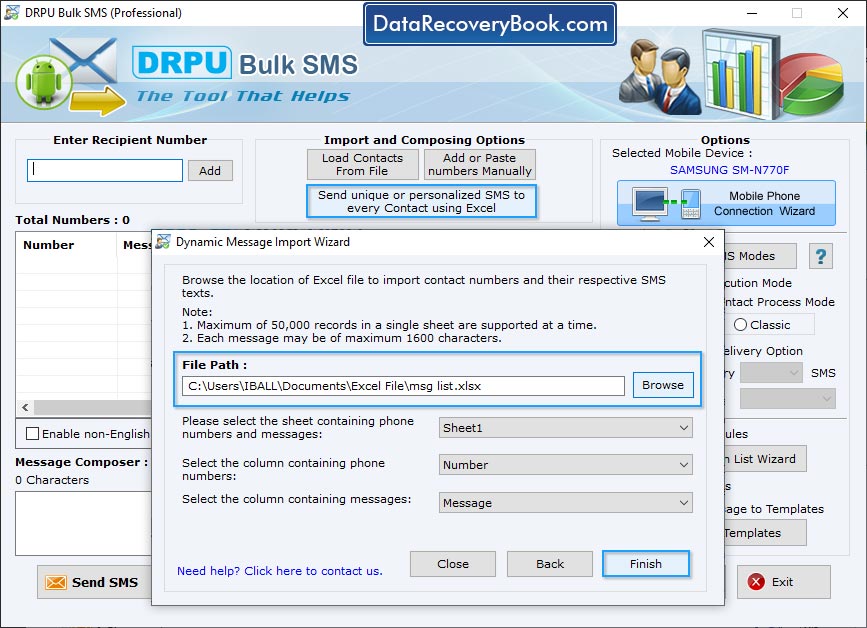 Bulk SMS Software – Professional