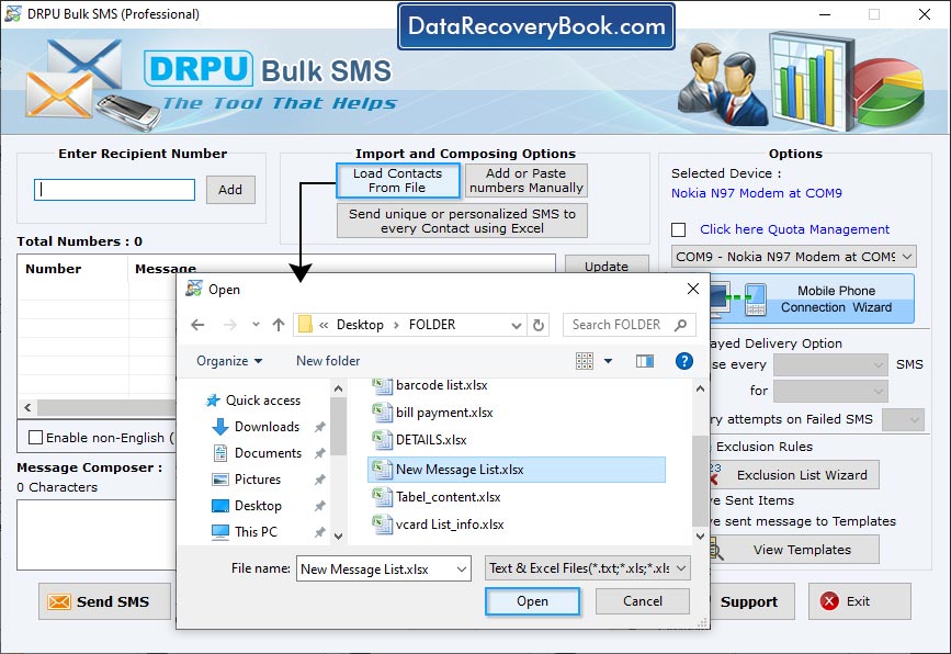 Bulk SMS Software – GSM Mobile Phone