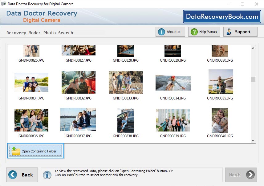 Digital Camera Data Recovery Software