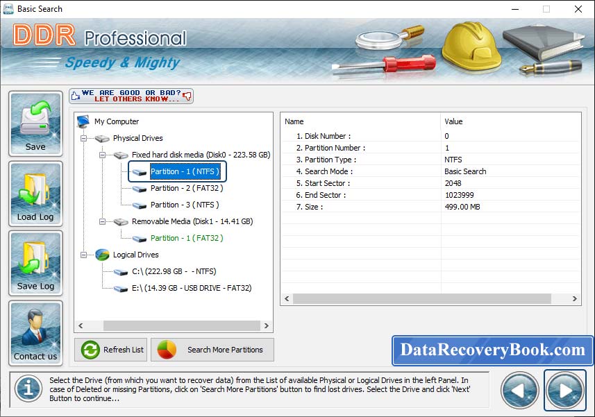 DDR Professional Data Recovery