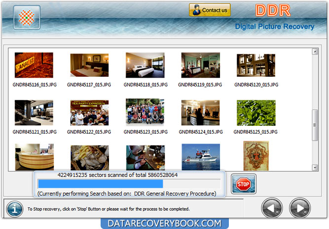 Digital Pictures Recovery application