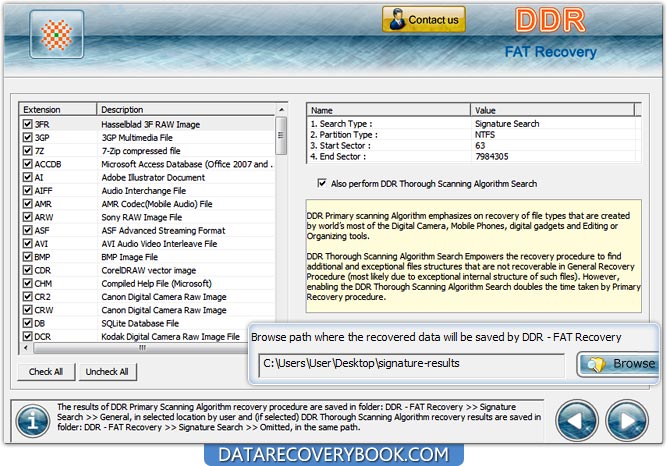 FAT file system Data Recovery