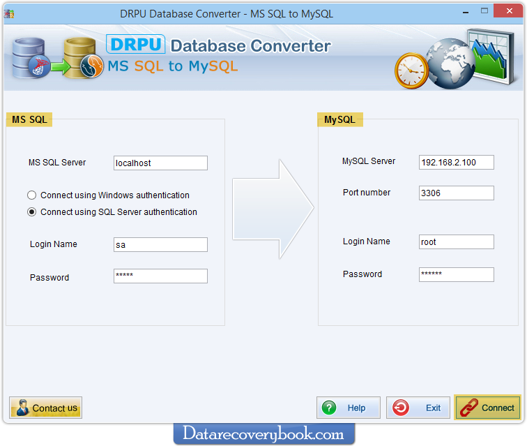 MSSQL to MySQL Database Converter