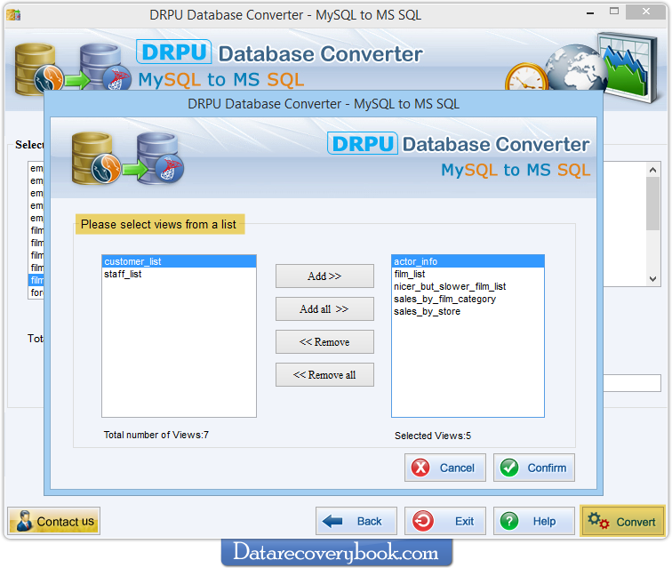 MySQL to MSSQL Database Converter