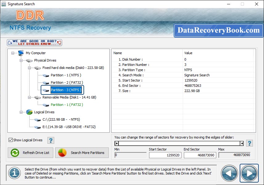 NTFS Data Recovery