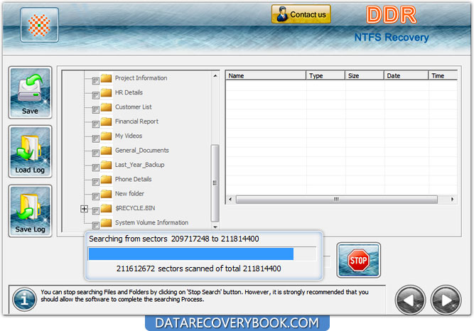 Progress Bar NTFS Data progress bar