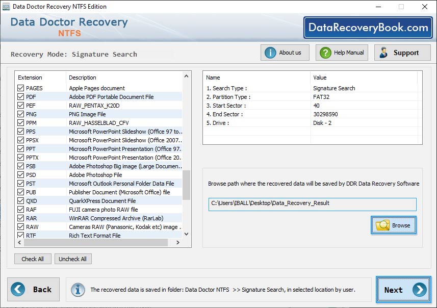 NTFS Data Recovery