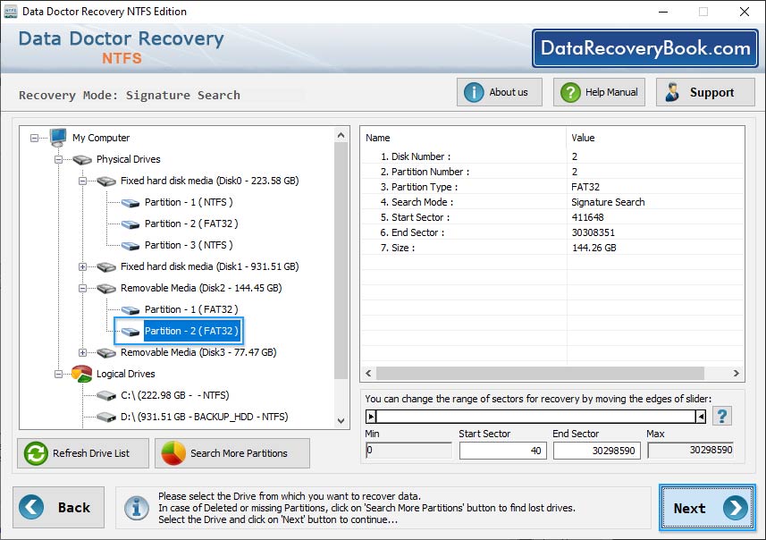 NTFS Data Recovery