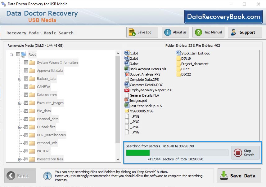 Removable Media Data Recovery