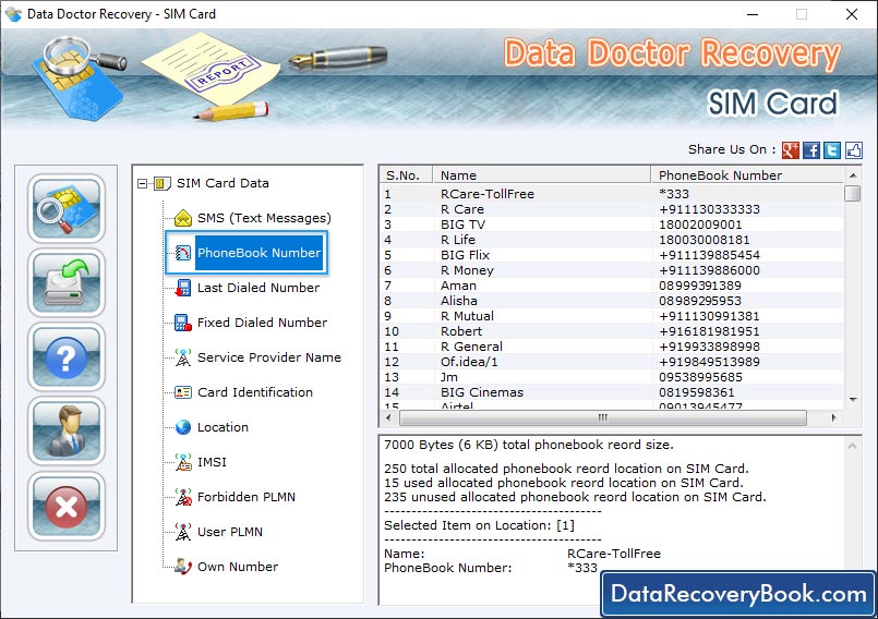 Sim Card Data Recovery