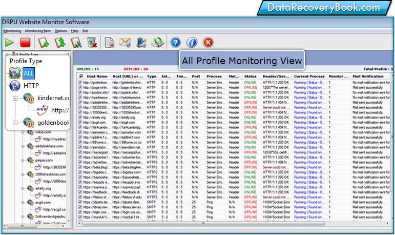 Website Monitoring Tool