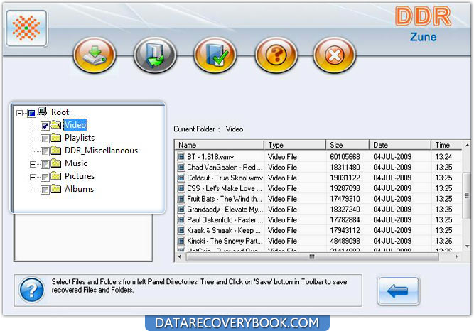 Zune Music Player Data Recovery Software